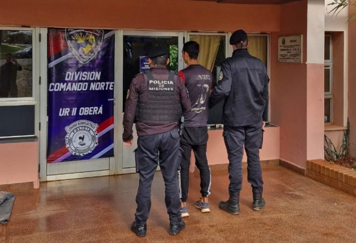 Detuvieron a un hombre tras intentar robar una torre de un tanque de agua