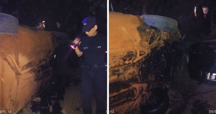 Impactante accidente en Puerto Iguazú