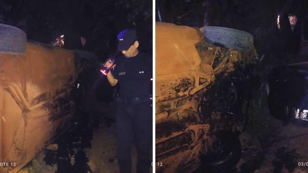 Impactante accidente en Puerto Iguazú