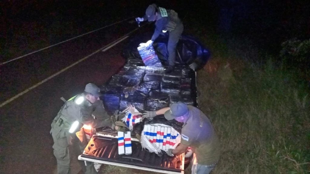 Más de 900 kilos de droga fueron secuestrados en un control en Misiones
