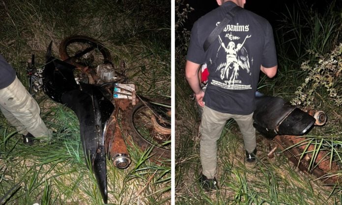 Persecución en zona rural terminó con una moto robada recuperada