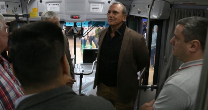 Rodrigo Pipo Durán destacó la llegada de 10 colectivos 0 km a Eldorado