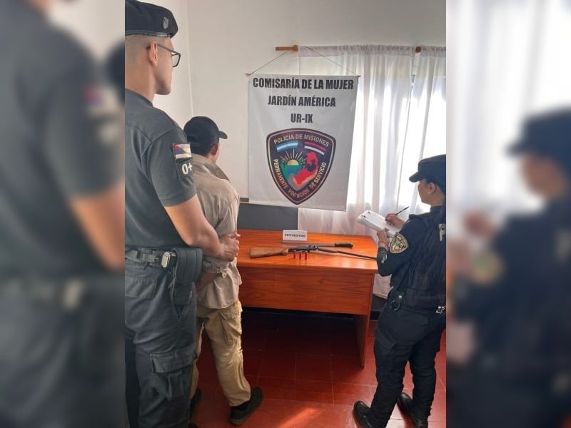 Un hombre fue detenido por atacar a su hermano con un machete