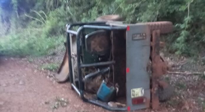 Un hombre resultó herido tras despistar con un Jeep