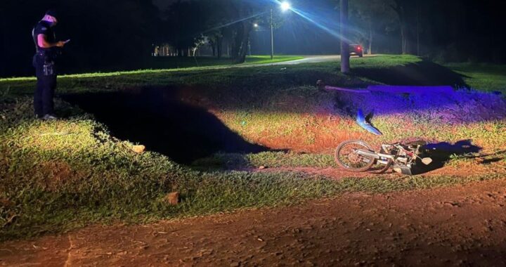 motociclista despistó eldorado