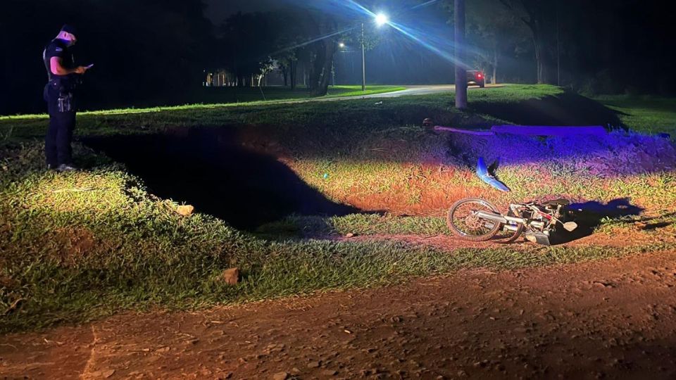 motociclista despistó eldorado