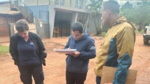 Avanza la regularización de tierras en el barrio Sarmiento de Eldorado