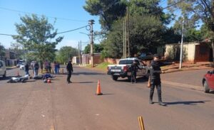 Choque entre 2 motocicletas derivó en la hospitalización de dos hombres