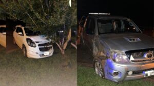 Cinco personas resultaron heridas durante un fuerte choque
