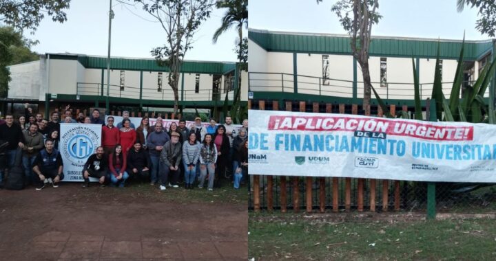 Comunidad universitaria de Eldorado también se movilizó en defensa de la universidad pública