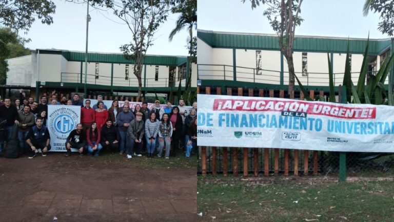 Comunidad universitaria de Eldorado también se movilizó en defensa de la universidad pública