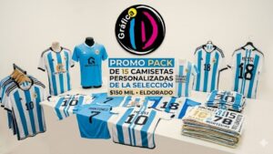 Crece la demanda de camisetas de la Selección y en Eldorado lanzan promo especial