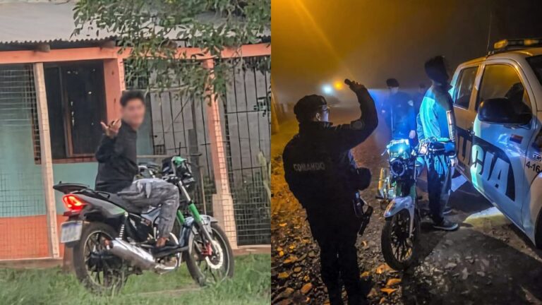 Demoraron en Eldorado a un motociclista acusado de hacer maniobras peligrosas y provocar a policías