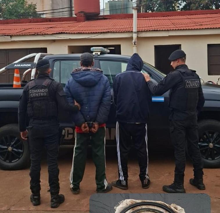 Desarticularon una banda que robaba cables en Oberá