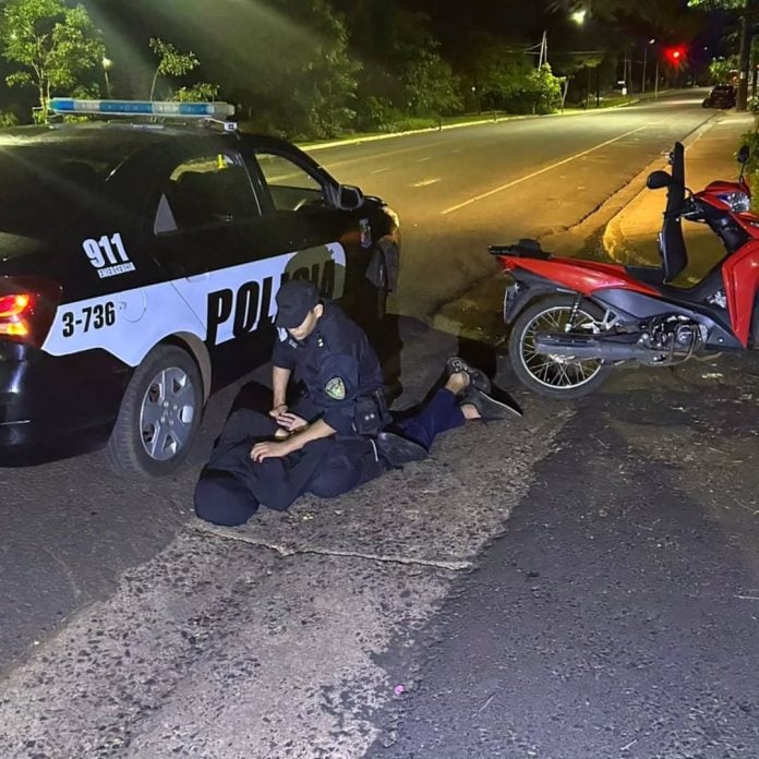 Detuvieron a un motociclista porque intimidaba apuntando con un arma falsa en Posadas