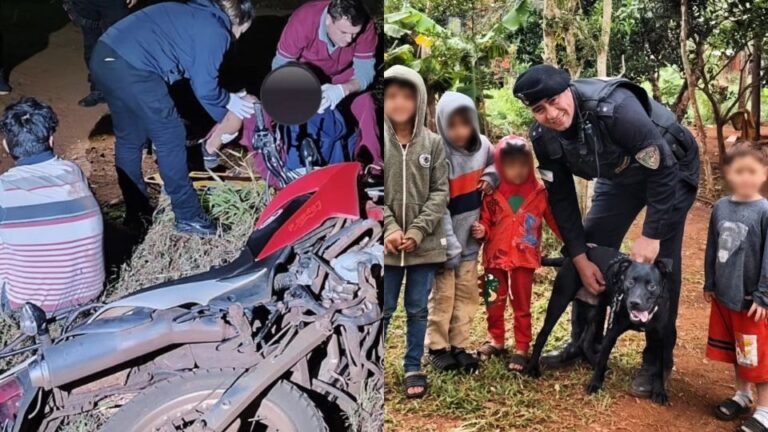 Dos menores en moto intentaron escapar de un control