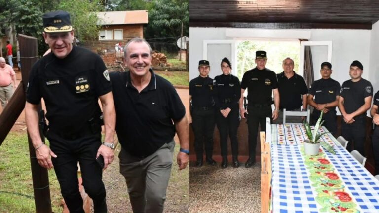El intendente Pipo Durán destacó el compromiso de la Policía de Misiones en Eldorado