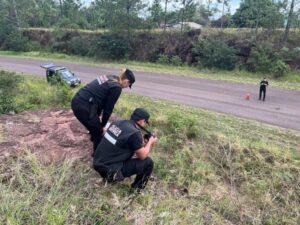 Hallaron a un hombre inconsciente y gravemente herido al costado de la Ruta Costera en Panambí