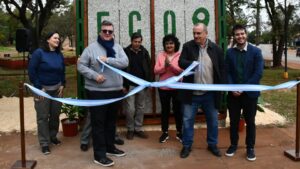 Inauguraron el tercer Ecopunto de Eldorado en la Plaza Horacio Quiroga del kilómetro 3