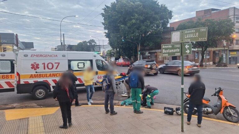 Murió el peatón que había sido atropellado por una motocicleta en Posadas