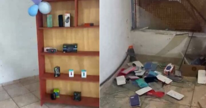 Robaron un local de celulares en Eldorado y se llevaron mercadería por más de $600 mil