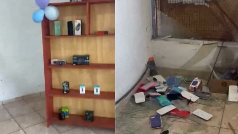 Robaron un local de celulares en Eldorado y se llevaron mercadería por más de $600 mil