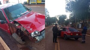 Se quedó dormido al volante y chocó contra un auto estacionado en Eldorado
