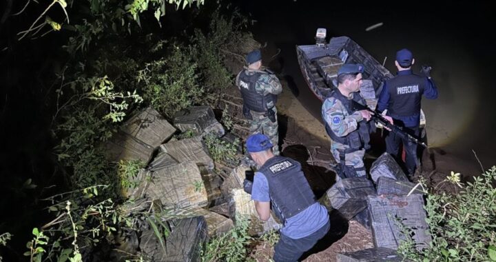 Secuestraron más de una tonelada de marihuana tras un operativo sobre el río Paraná