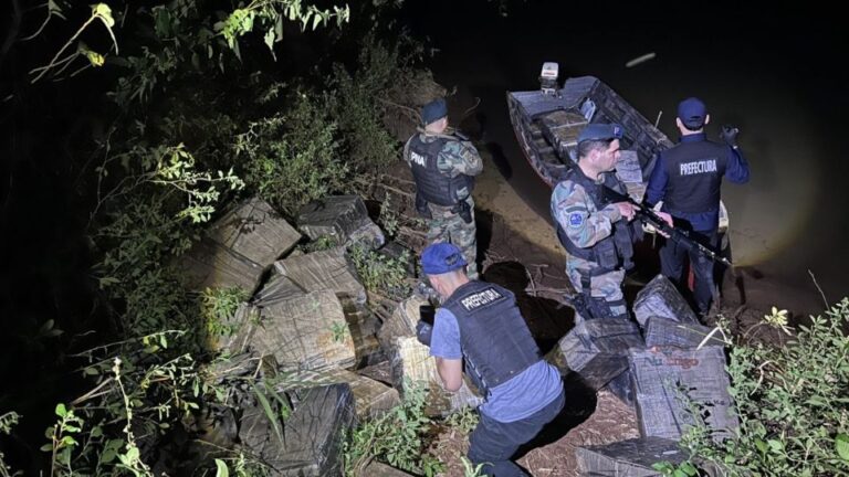 Secuestraron más de una tonelada de marihuana tras un operativo sobre el río Paraná