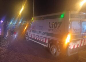 Un motociclista resultó herido tras ser atropellado por un vehículo que se dio a la fuga en Posadas