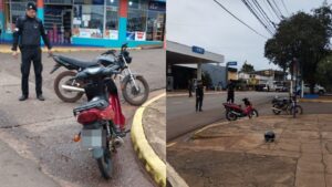 Dos motociclistas resultaron heridos tras un choque en el kilómetro 8 de Eldorado