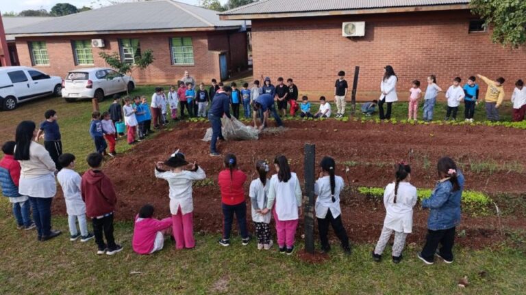 El Programa de Huertas Escolares llegó a la Escuela N.º 896