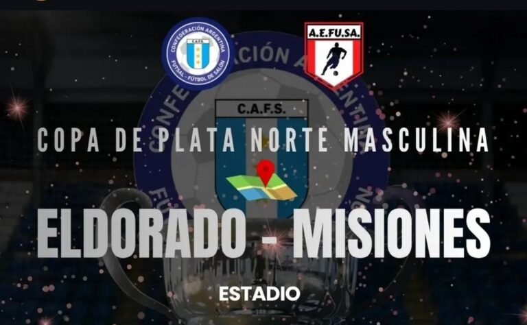 Comienza la cuenta regresiva para la Copa de Plata Norte Masculino de Futsal en Eldorado