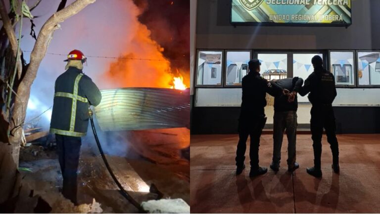 Detuvieron a un hombre acusado de incendiar una vivienda en Oberá