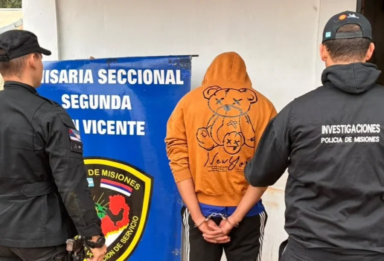 Detuvieron a un joven por agredir y amenazar a su suegra en San Vicente