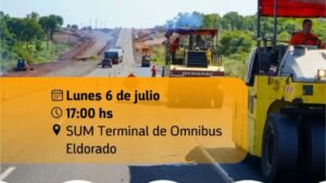 Eldorado realizará una consulta pública por las obras de la Ruta 17 y el puente sobre el arroyo Piray Miní
