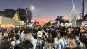 Miles de eldoradenses celebraron el pase de Argentina a la final del Mundial con un amplio operativo de seguridad