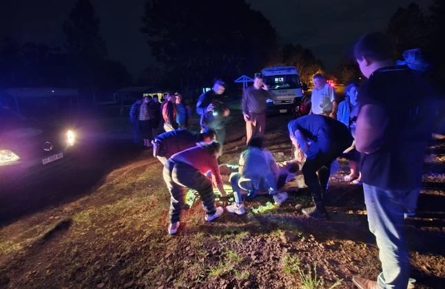 Un motociclista de 69 años resultó herido tras despistar en Villa Bonita
