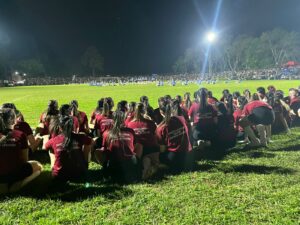 Una multitud disfrutó de los Aeróbics que inauguraron las Olimpiadas Estudiantiles en Eldorado