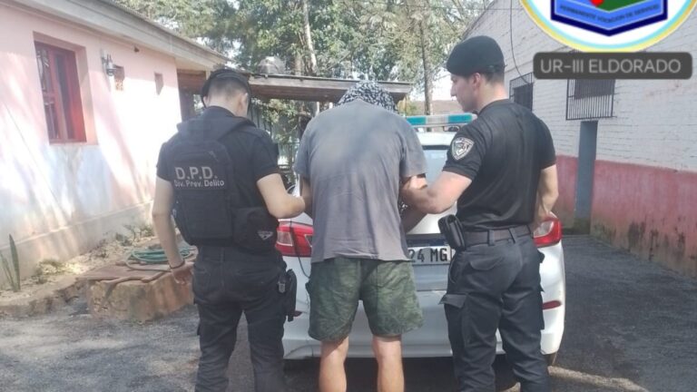 Cayó el “Oso” en Eldorado