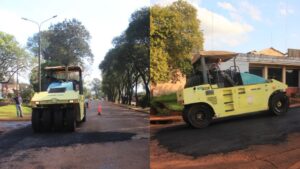 Eldorado continúa con trabajos de bacheo para mejorar la circulación en distintos sectores