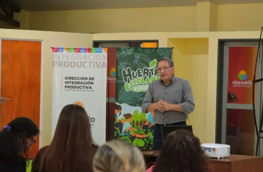 Eldorado fortalece el programa Huertas Escolares y planifica nuevas acciones con las instituciones educativas
