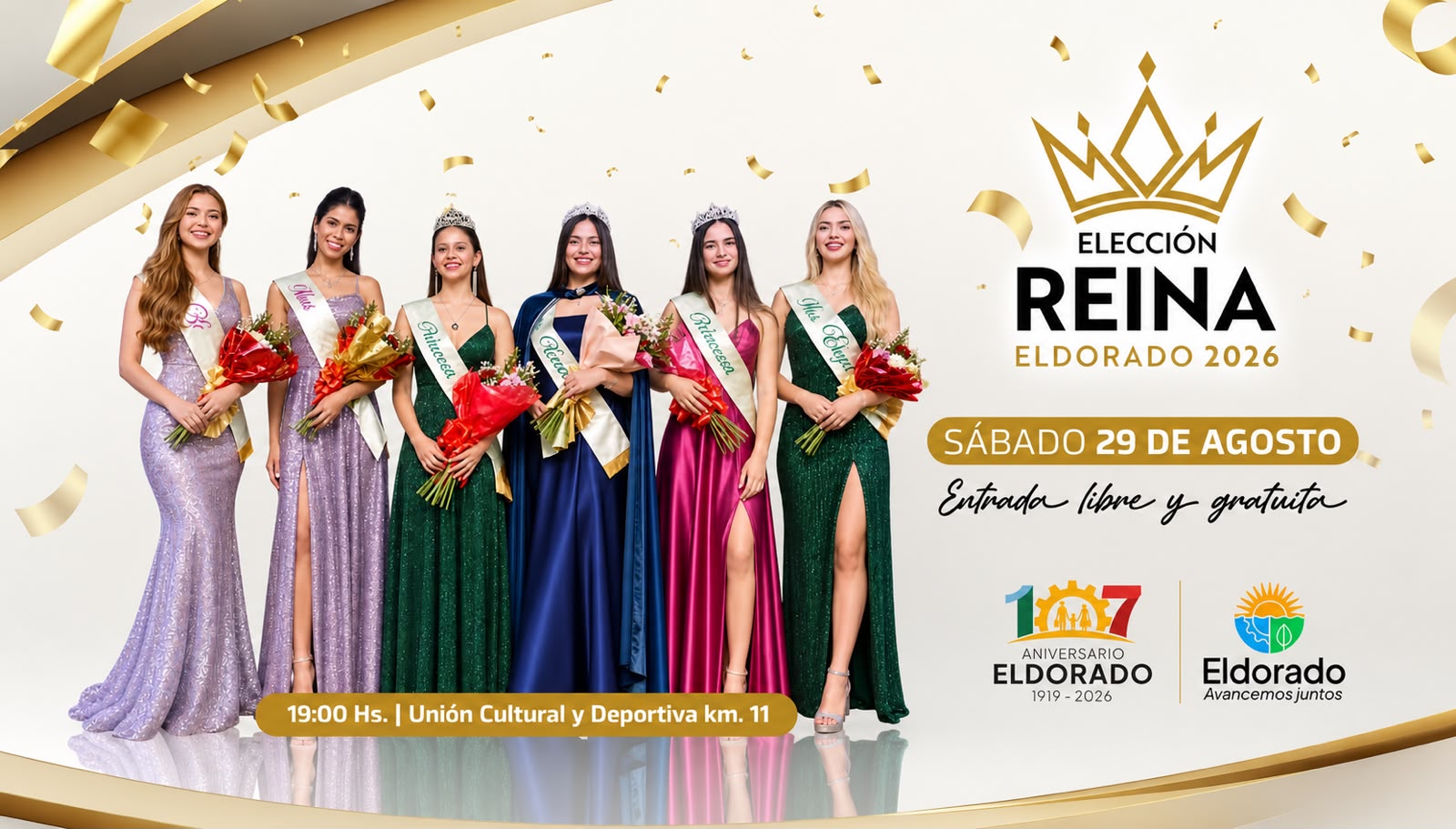 Elección Reina Eldorado 2026