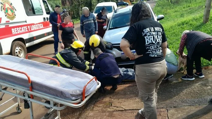 Hombre fue atropellado por su propio auto en un accidente doméstico