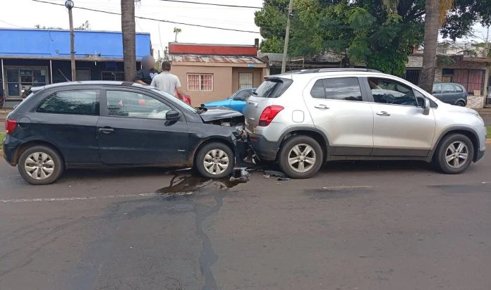 Se produjo un choque en cadena entre 3 vehículos