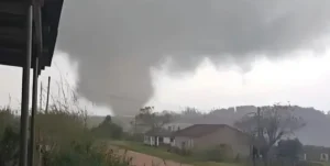 666666Un tornado volvió a golpear Rio Grande do Sul cerca de Misiones