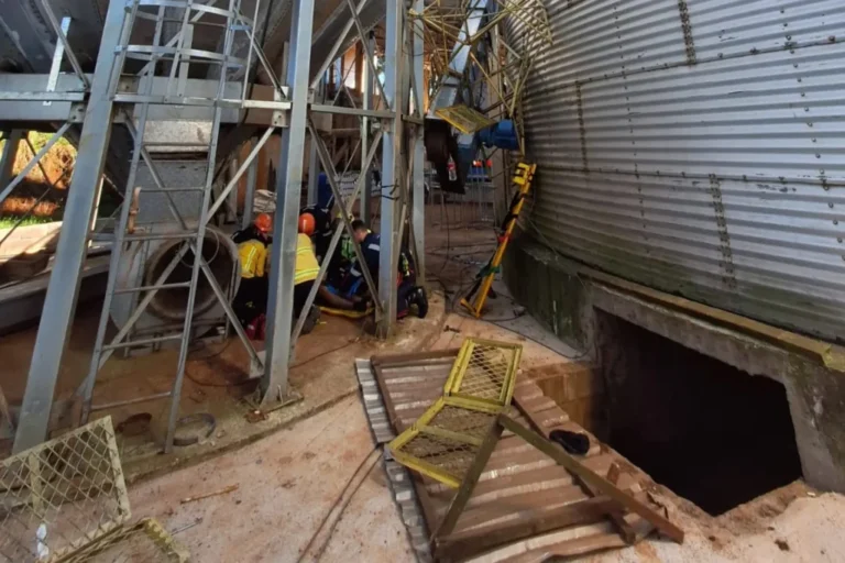 Un trabajador argentino murió y otro resultó herido tras caer 30 metros desde un silo en Brasil