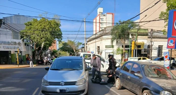 Una mujer de 85 años fue atropellada por un automóvil