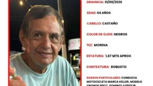 Buscan a un hombre de 64 años desaparecido en Eldorado