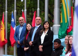 Eldorado celebró sus raíces y su historia con el tradicional izamiento de pabellones de las colectividades